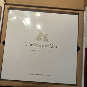 Ziri & Zane Keepsake Memory Book - timeless baby first 5 years milestone book